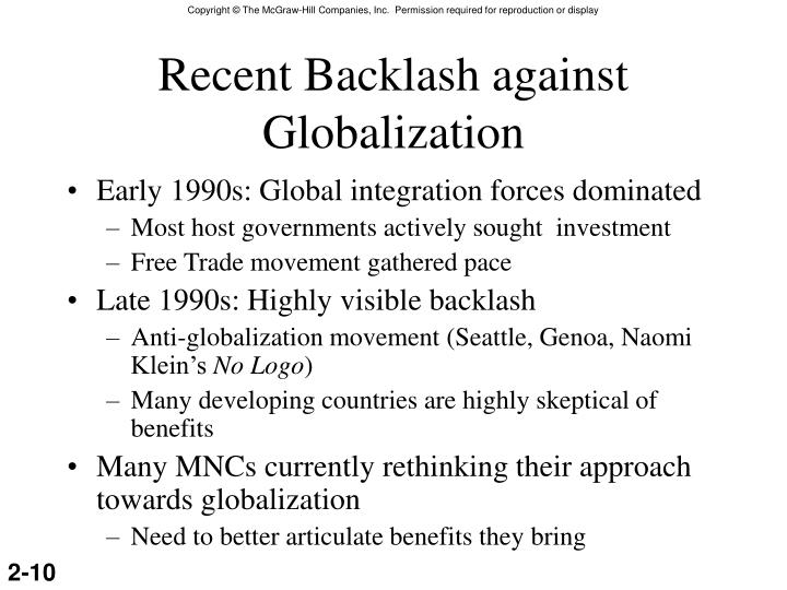 Backlash Over Time Backlash Against Globalization Over Time – JGGJCL