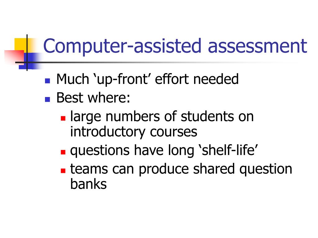 PPT - Computer-Assisted Assessment (CAA) PowerPoint Presentation, free ...