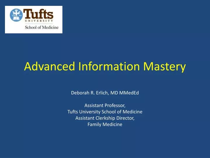 advanced information mastery n.