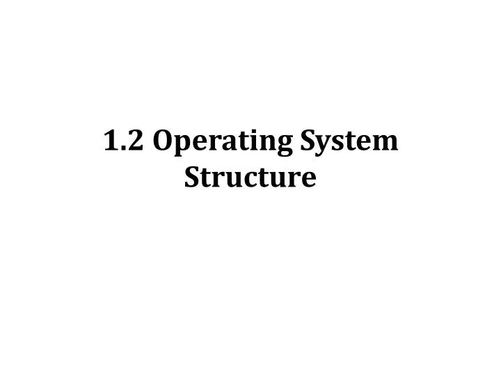 1 2 operating system structure n.