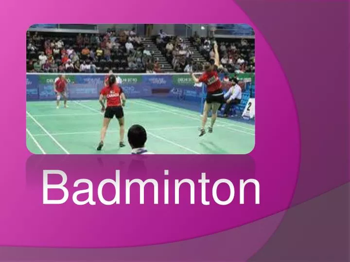 presentation of badminton