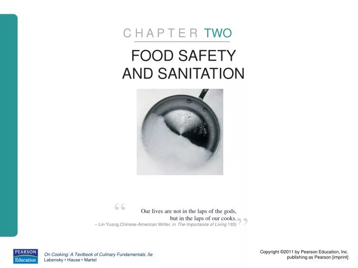 food sanitation chapter 2 food sanitation chapter 2