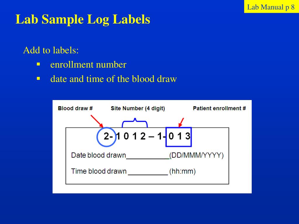 Epic Lab Label Example.pdf PPT - Blood Sample Collection Protocol for Thermal Injury Study Lab ...