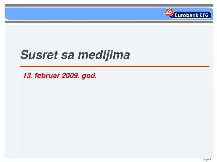 Ppt Susret Sa Medijima Powerpoint Presentation Free Download