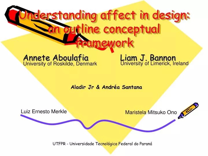 understanding affect in design an outline conceptual framework n.