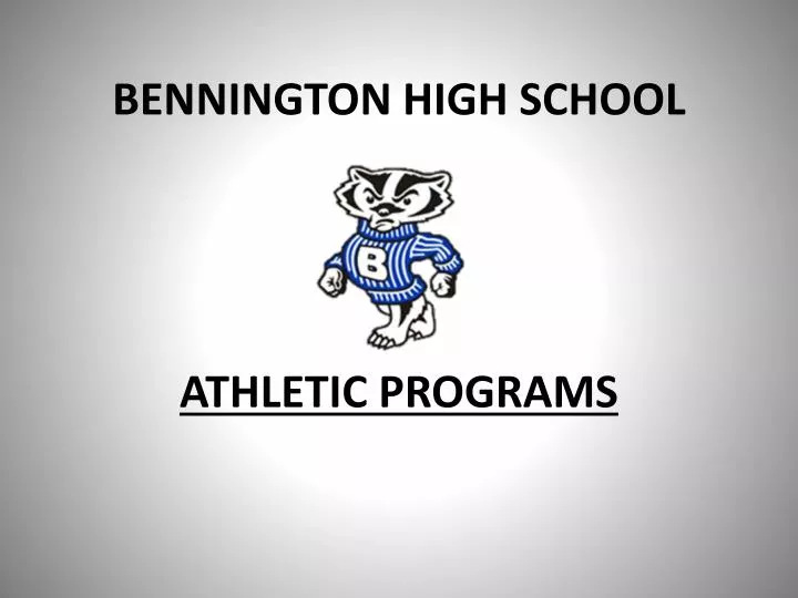 bennington high school athletic programs n.