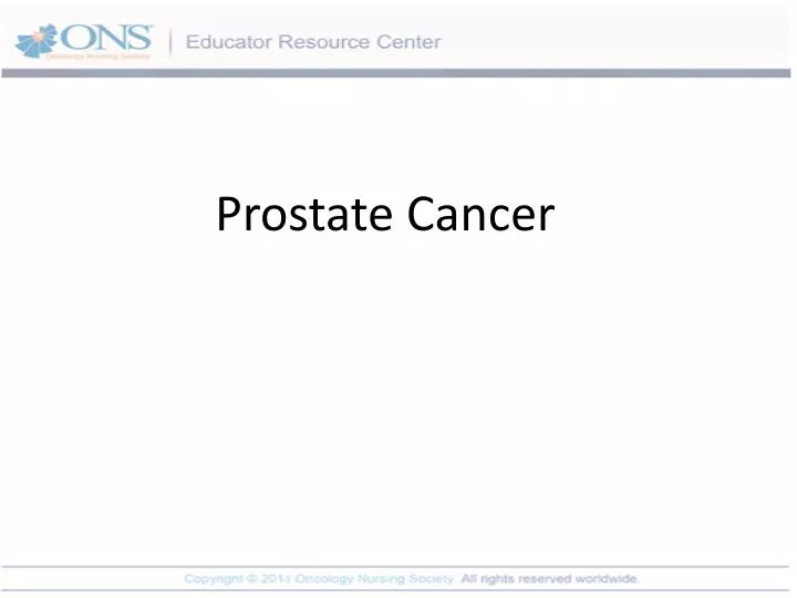prostate cancer pathology ppt