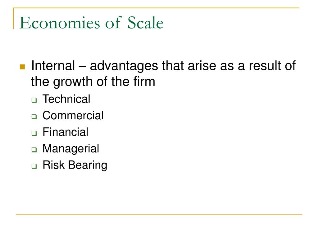 PPT - Economies of Scale PowerPoint Presentation, free download - ID ...