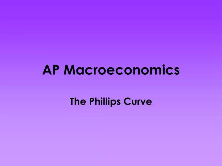 PPT - AP Macroeconomics PowerPoint Presentation, Free Download - ID:6134802