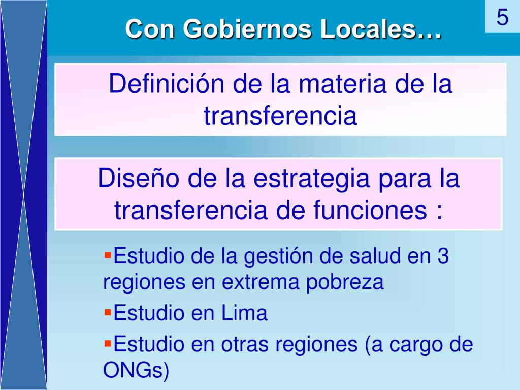 PPT - Marco General de la Descentralización en Salud PowerPoint ...