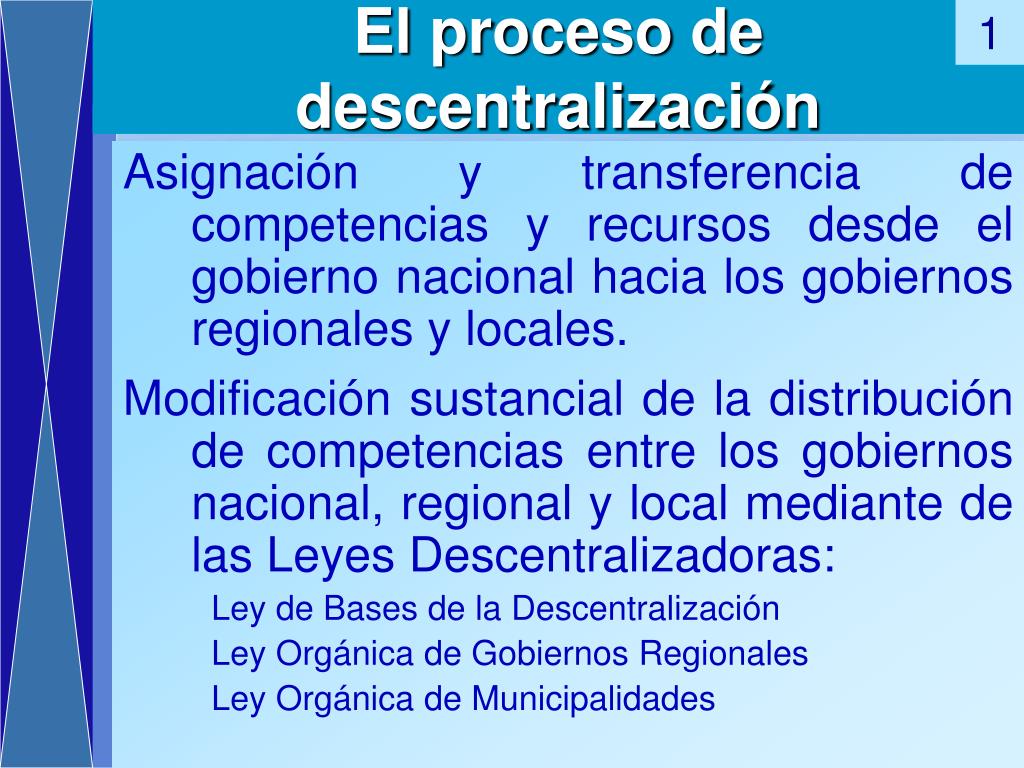 PPT - Marco General de la Descentralización en Salud PowerPoint ...