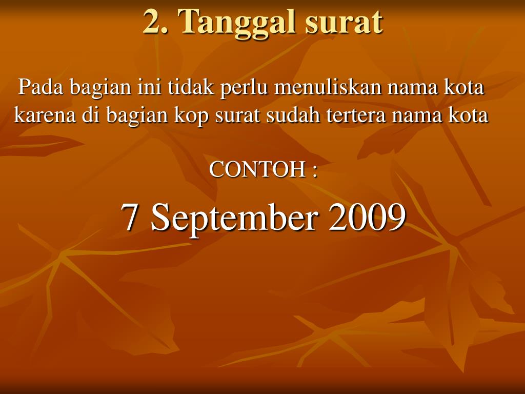 PPT - Menulis surat dinas PowerPoint Presentation, free 