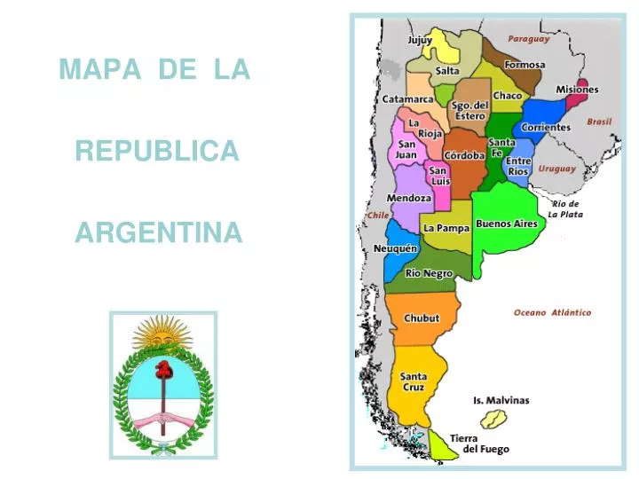 Ppt Mapa De La Republica Argentina Powerpoint Presentation Free Download Id