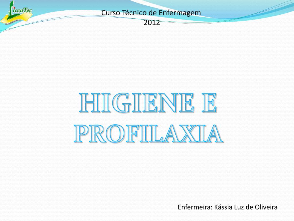 PPT - HIGIENE E PROFILAXIA PowerPoint Presentation, free download -  ID:6138446
