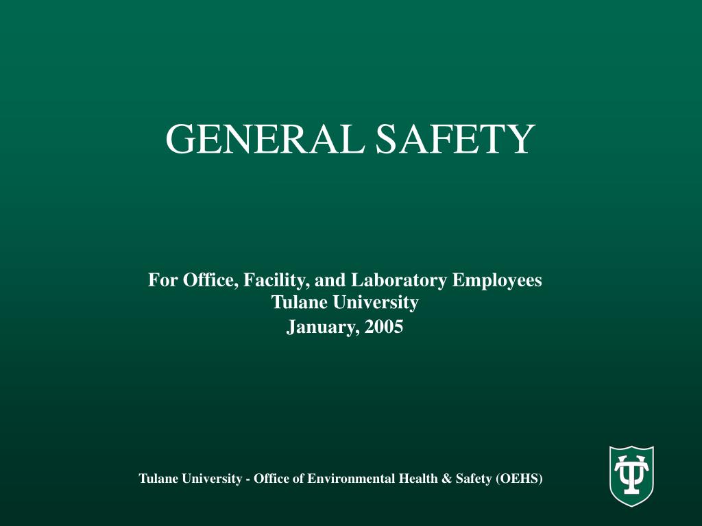 presentation on general safety