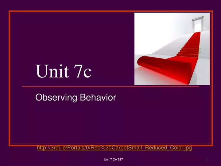 PPT - Unit 7c PowerPoint Presentation, free download - ID:6139274