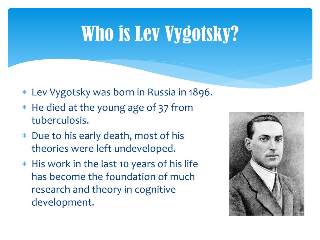 Lev vygotsky best sale interesting facts