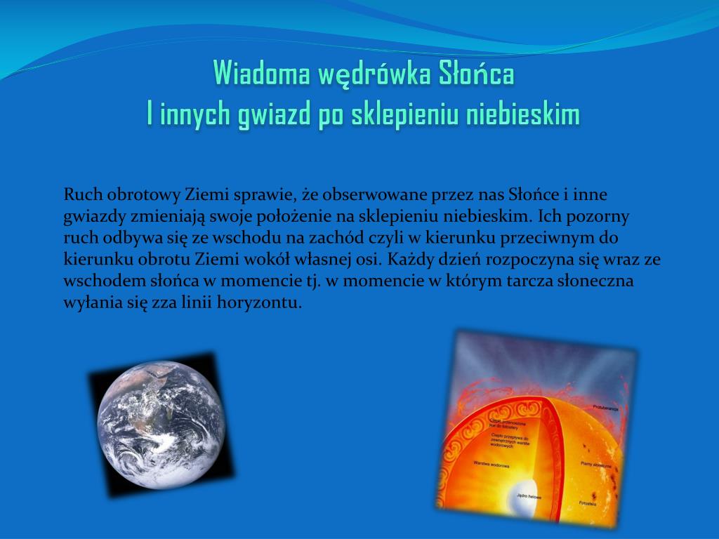 Ruch Obrotowy Ziemi I Jego Następstwa PPT - Ruch obrotowy Ziemi PowerPoint Presentation, free download - ID