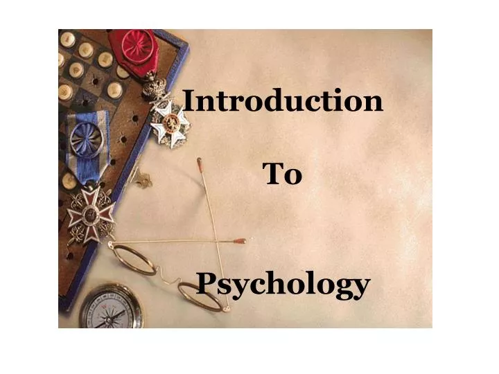 powerpoint presentation on introduction to psychology