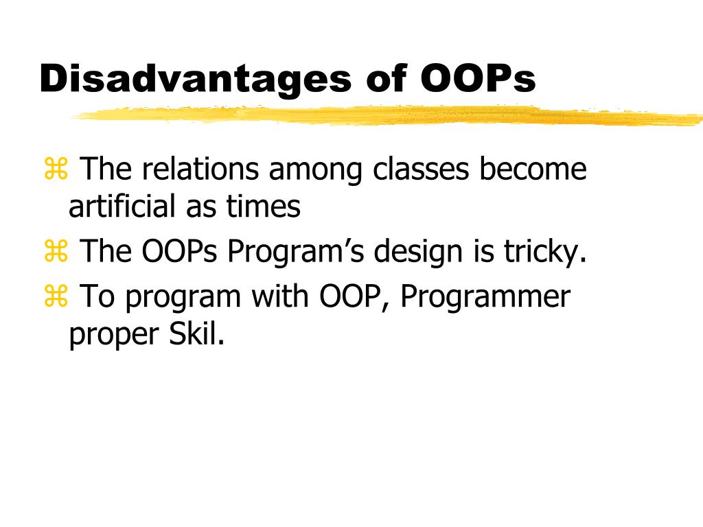 PPT - Object Oriented Programming Development PowerPoint Presentation ...
