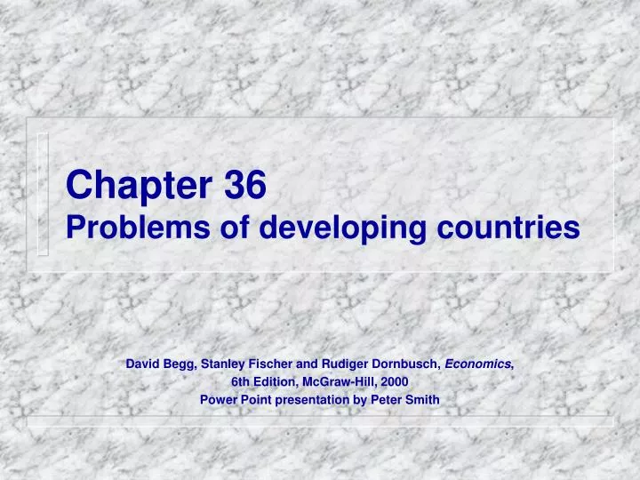 problems in developing countries essay