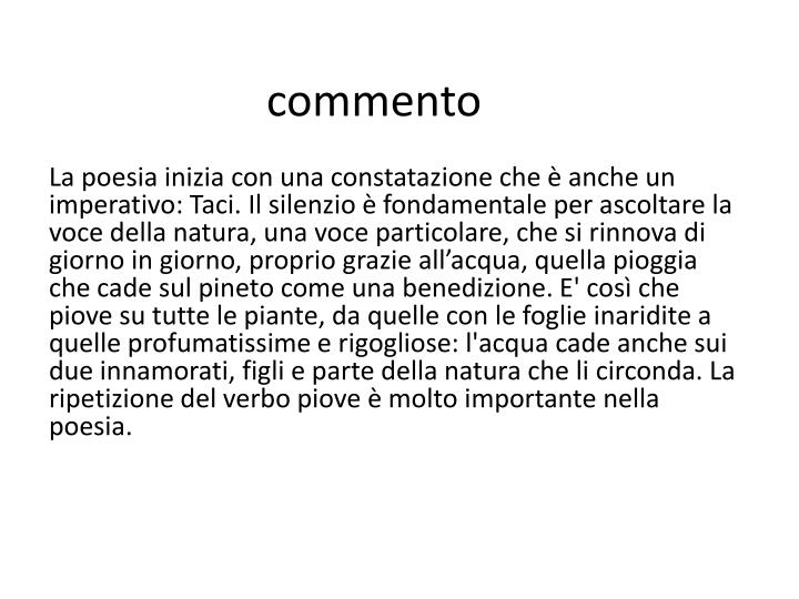 PPT La pioggia nel PowerPoint Presentation ID6146520