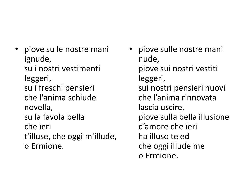 PPT La pioggia nel PowerPoint Presentation, free download ID
