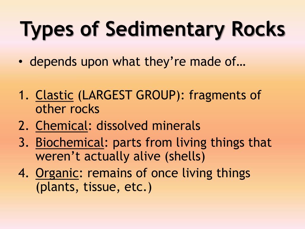 PPT - Sedimentary Rocks PowerPoint Presentation, free download - ID:6146769