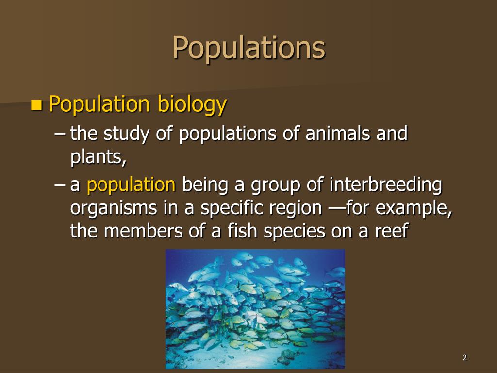 case study population biology