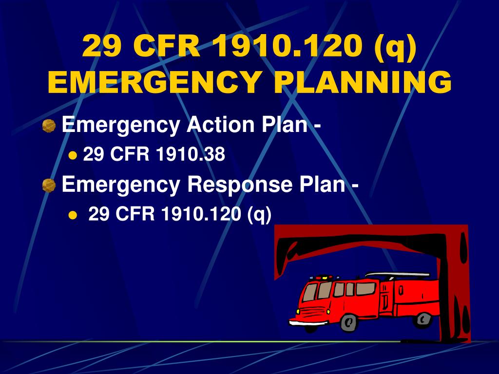 presentation emergency response plan