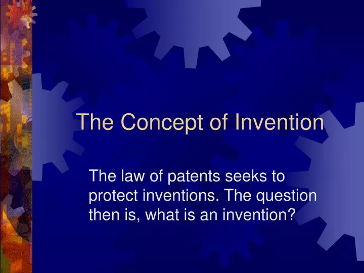 the concept of invention n.