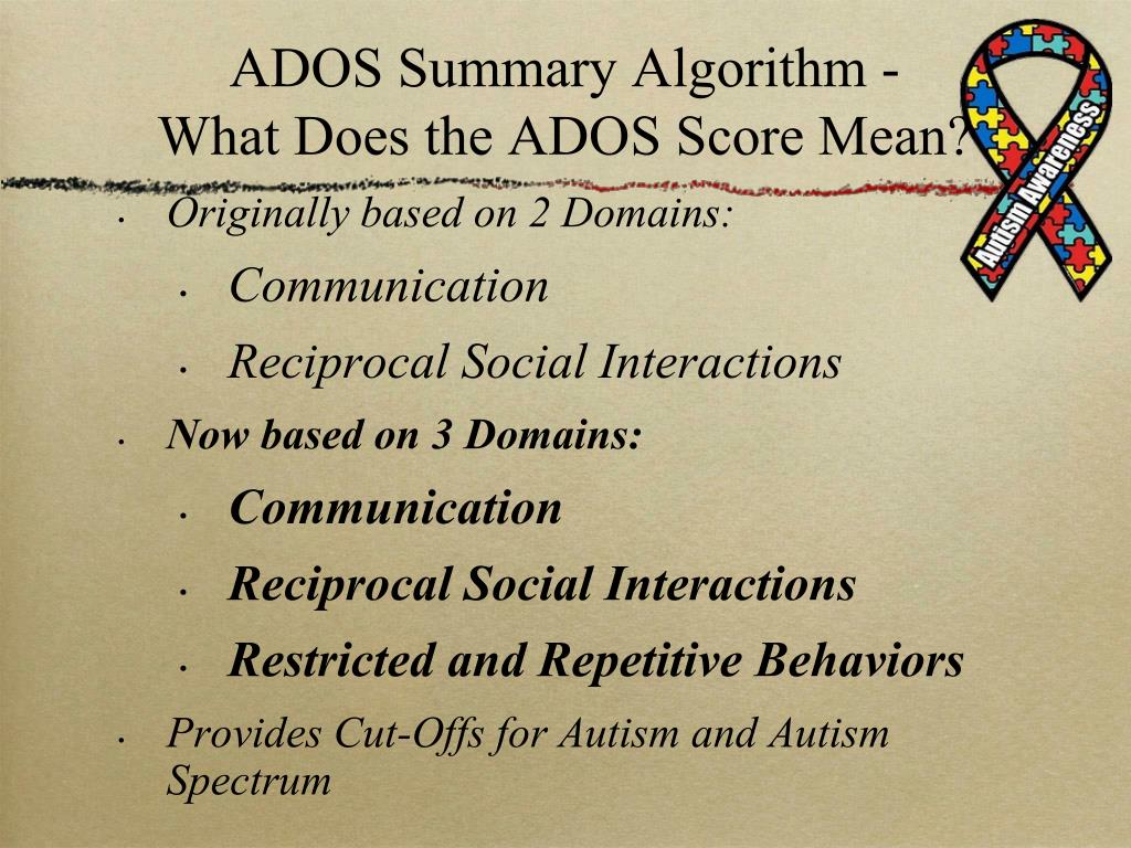 PPT  The ASD Evaluation from the Psychological Perspective PowerPoint
