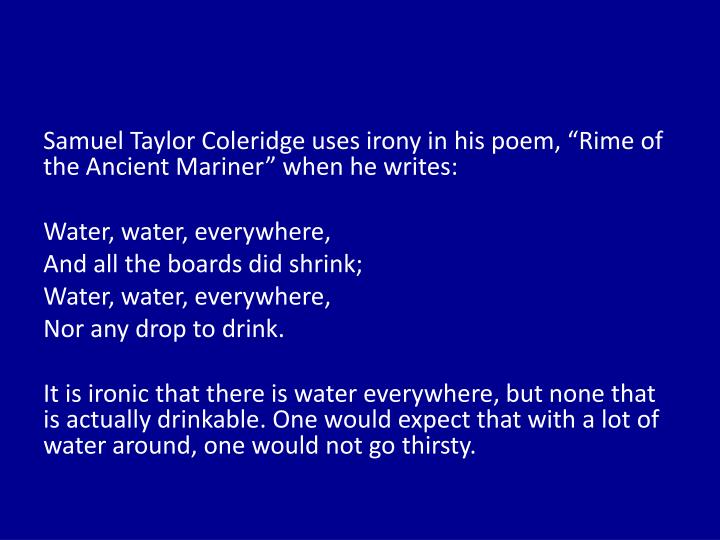 😂 Water water everywhere poem. POEM Water, Water Everywhere, but Not a Drop to Drink. 20190302