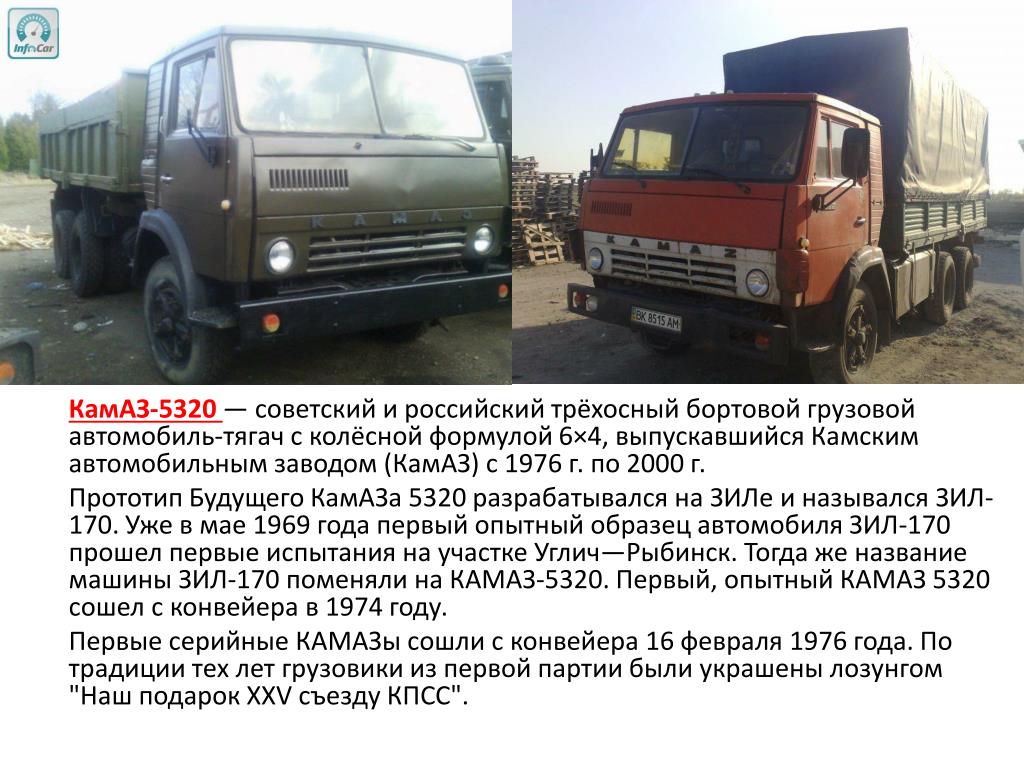 Как менялся камаз. КАМАЗ 5320 грузовой бортовой. КАМАЗ 5320 1976. КАМАЗ 5320 колесная формула. КАМАЗ 5320 без кузова.