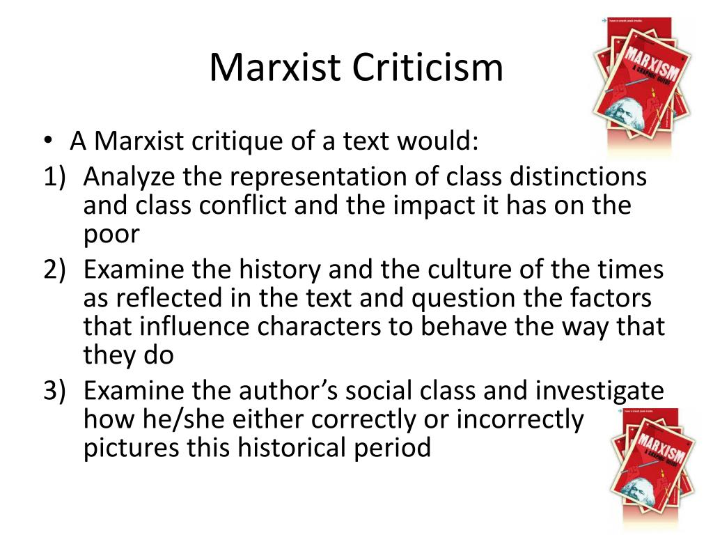 how to write marxist critical analysis