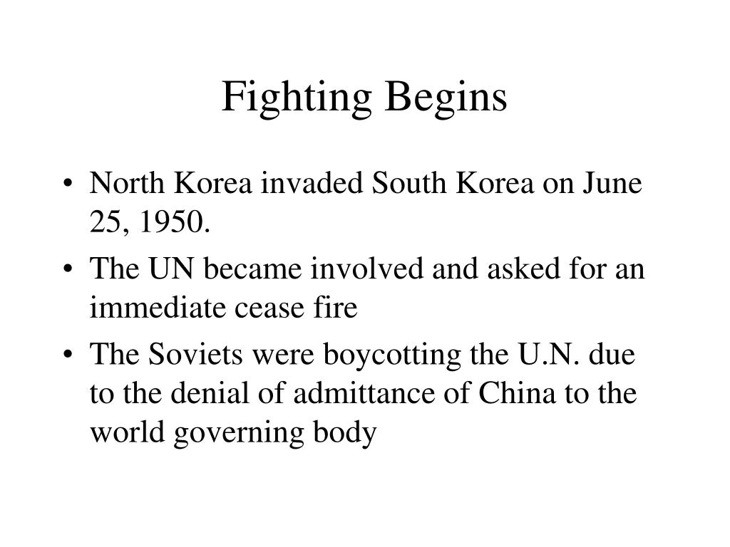 PPT - The Korean War June 25th, 1950 - July 27th, 1953 PowerPoint ...