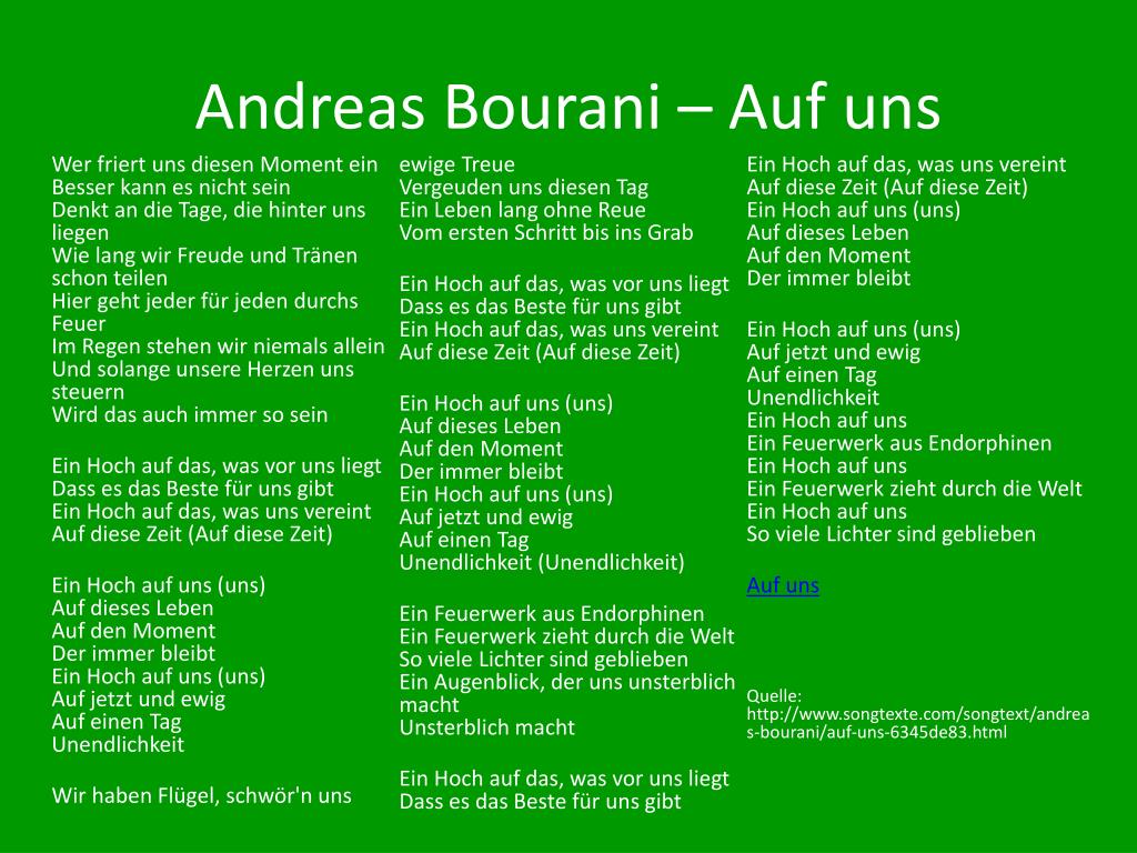 Andreas Bourani - Auf uns.