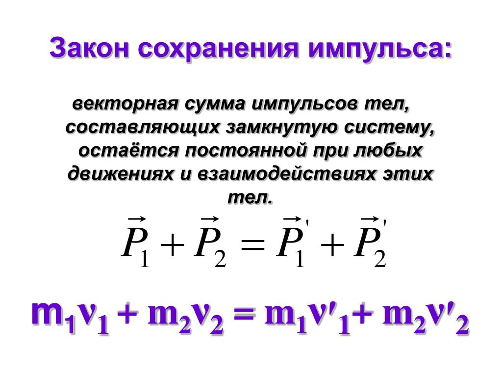 4 импульс закон сохранения импульса