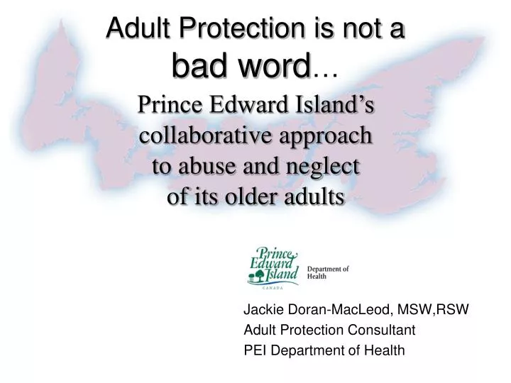 Ppt Adult Protection Is Not A Bad Word Powerpoint Presentation