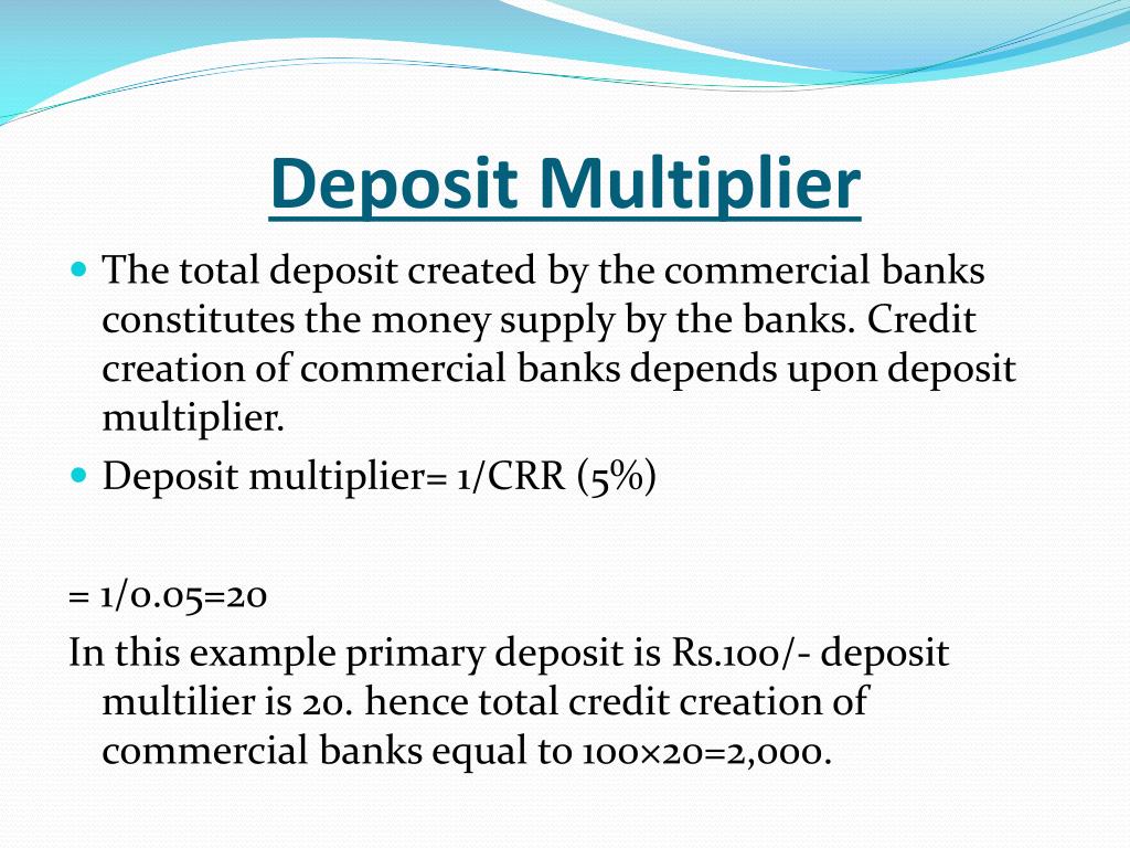 PPT - CREDIT CREATION BY COMMERCIAL BANKS PowerPoint Presentation, free ...