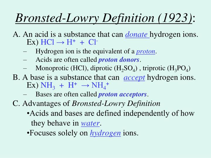 PPT Acids & Bases PowerPoint Presentation ID6155898