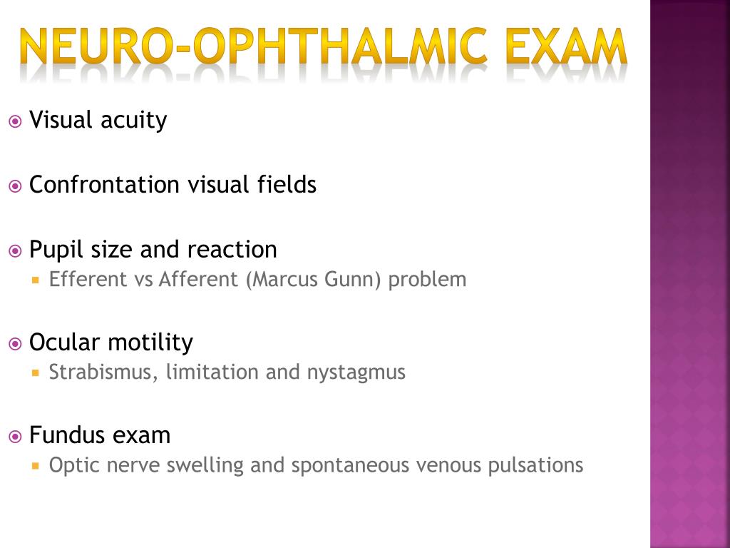 PPT - Neuro- opHthalmology PowerPoint Presentation, free download - ID ...