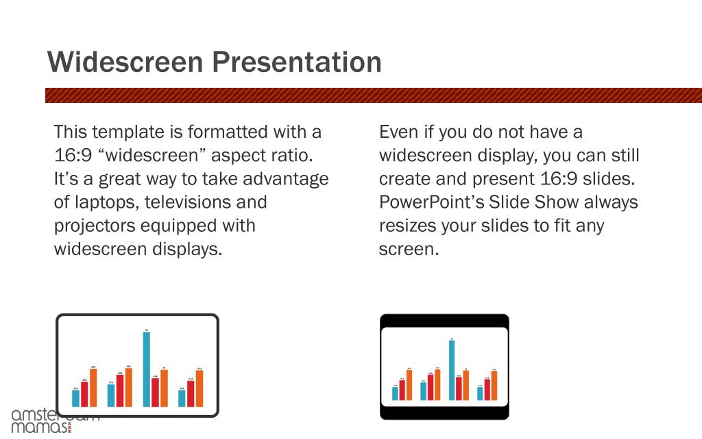 presentation widescreen format