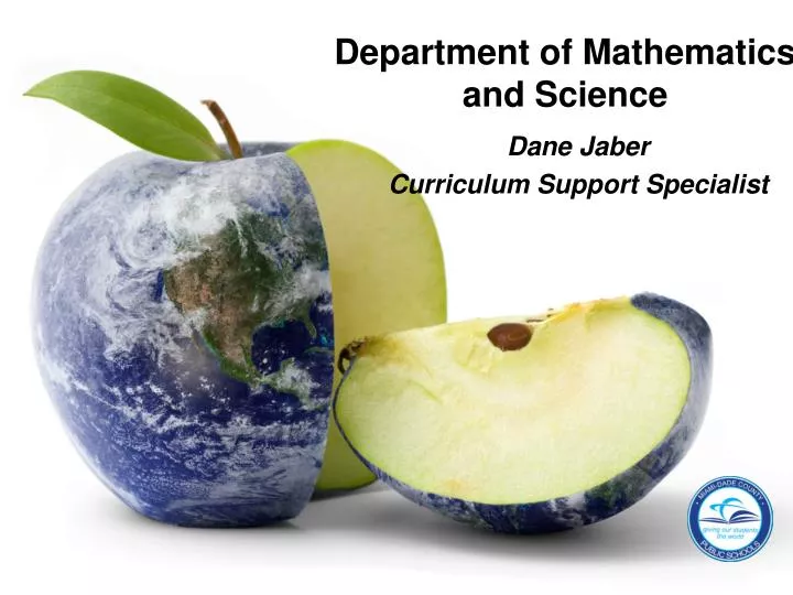 PPT Dane Jaber Curriculum Support Specialist PowerPoint Presentation 
