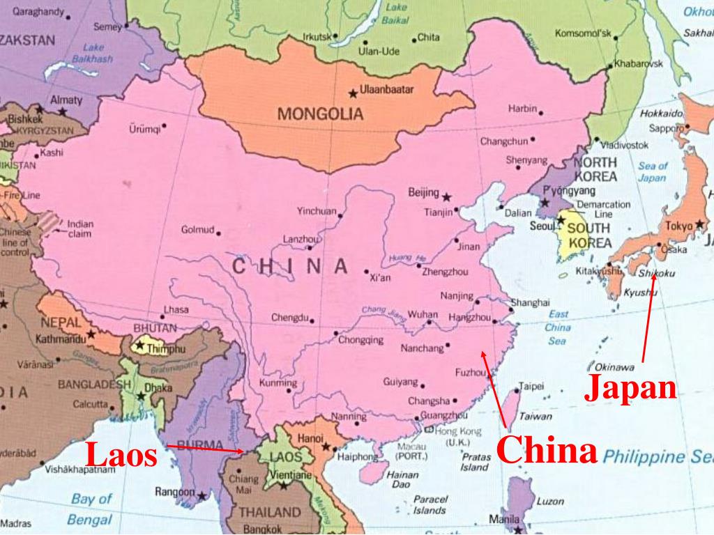 Граница россии с китаем проходит. Карта Китая. Границы Китая на карте. Китайская карта Китая. Граница Китая и России на карте.