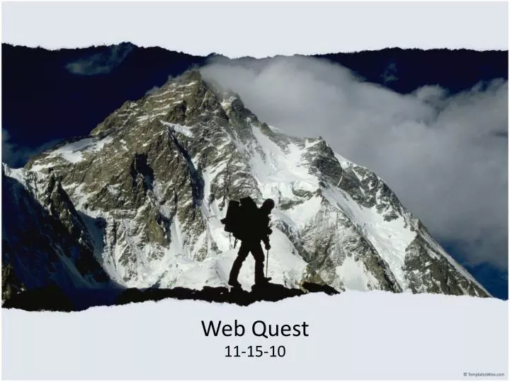 web quest n.