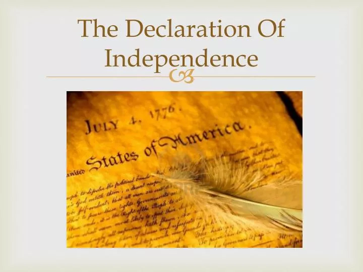 PPT - The Declaration Of Independence PowerPoint Presentation, free ...