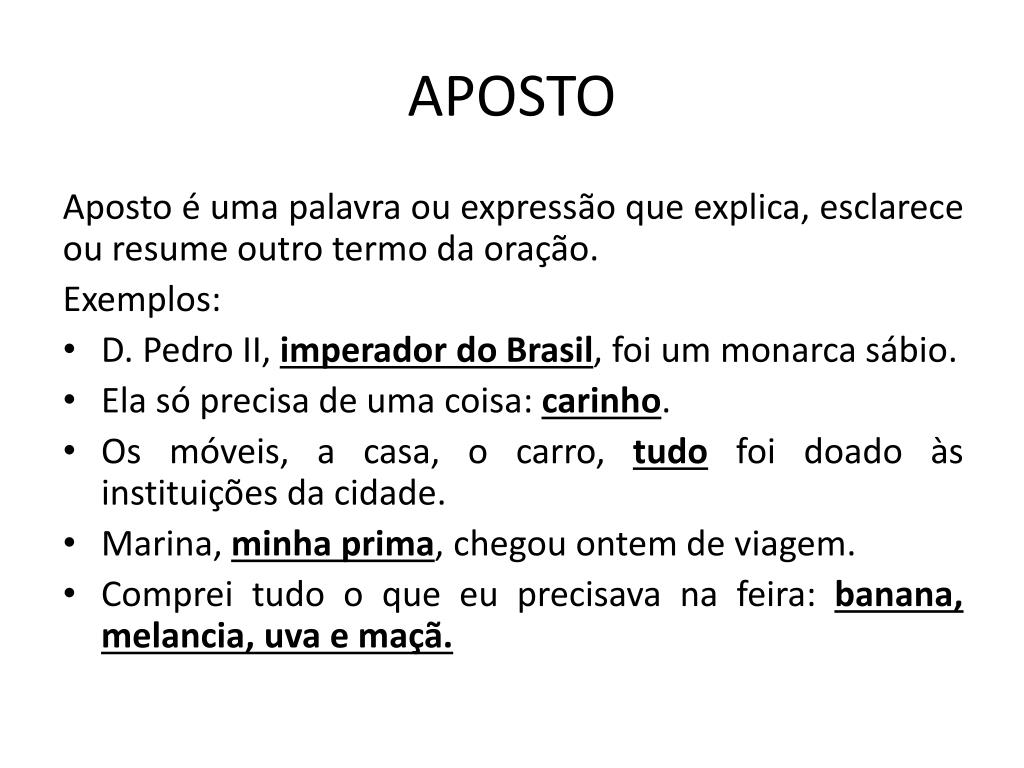 PPT - Vocativo, aposto e verbos terminados em UIR e UAR. PowerPoint ...