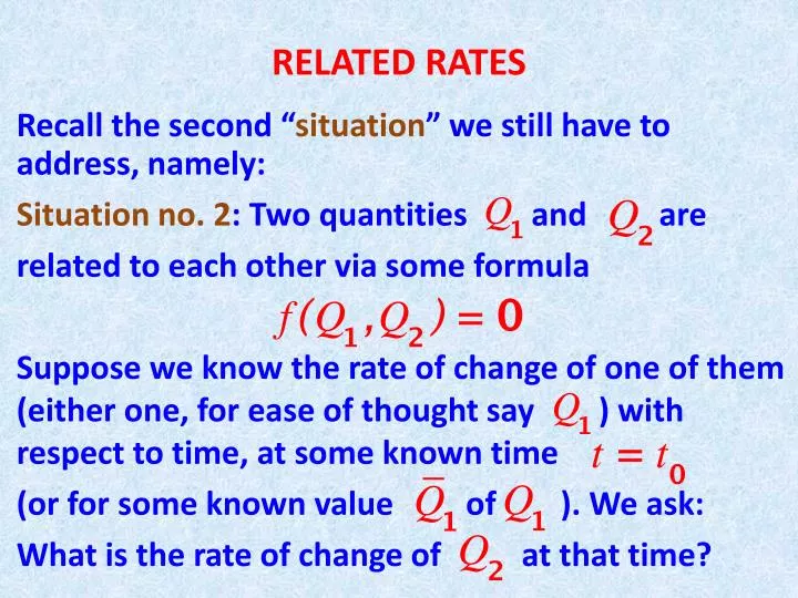 PPT - RELATED RATES PowerPoint Presentation, free download - ID:6162214