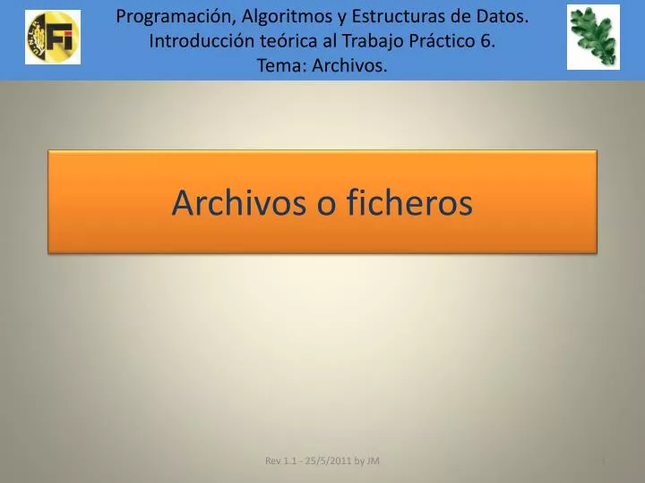PPT - Archivos o ficheros PowerPoint Presentation, free download -  ID:6162331